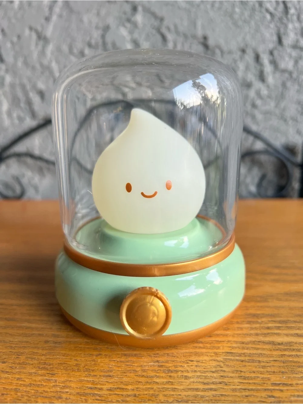 Smiley Night Light, Rechargeable Bedside Lamp